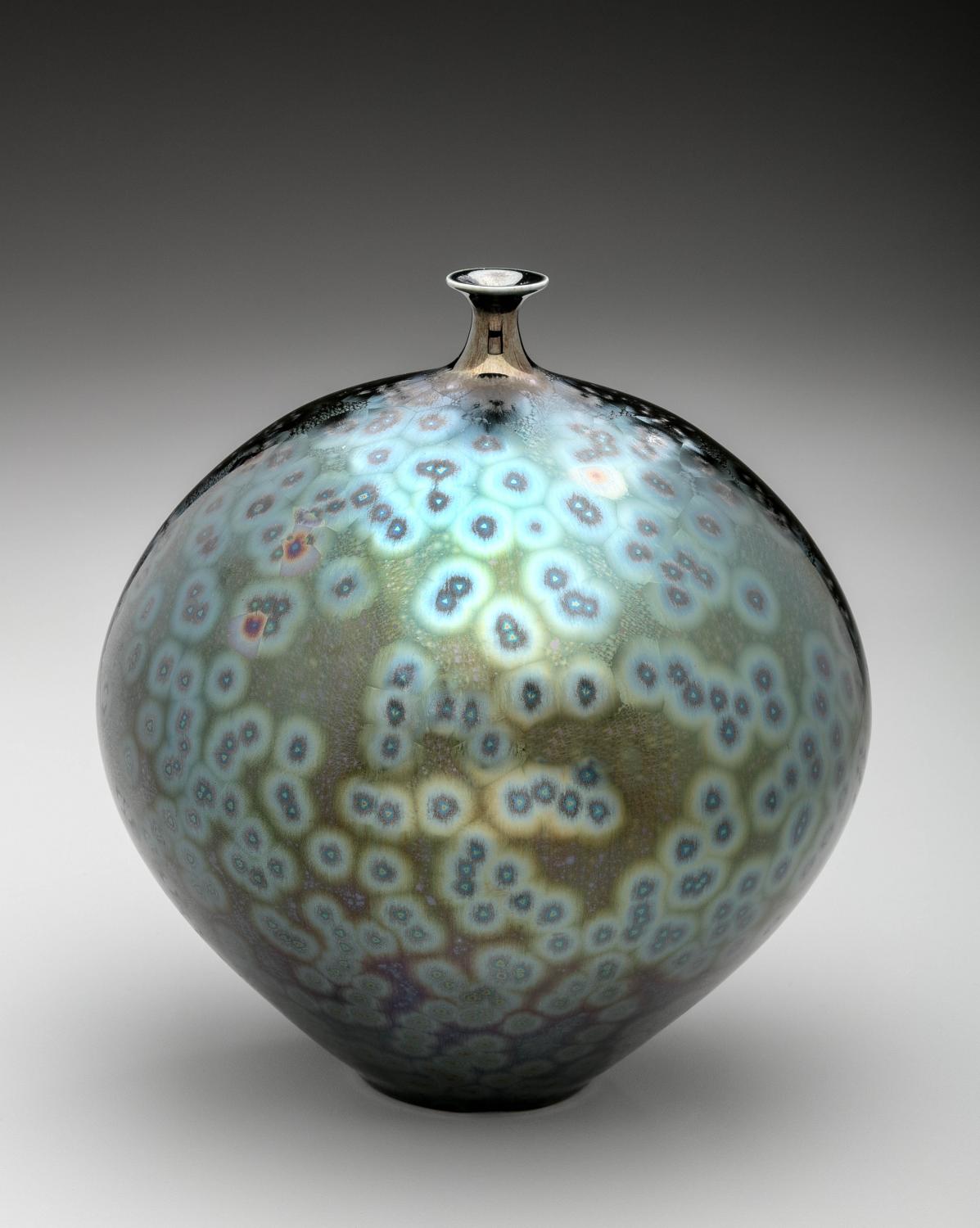 Hideaki Miyamura, Vase with Sea Foam Glaze
