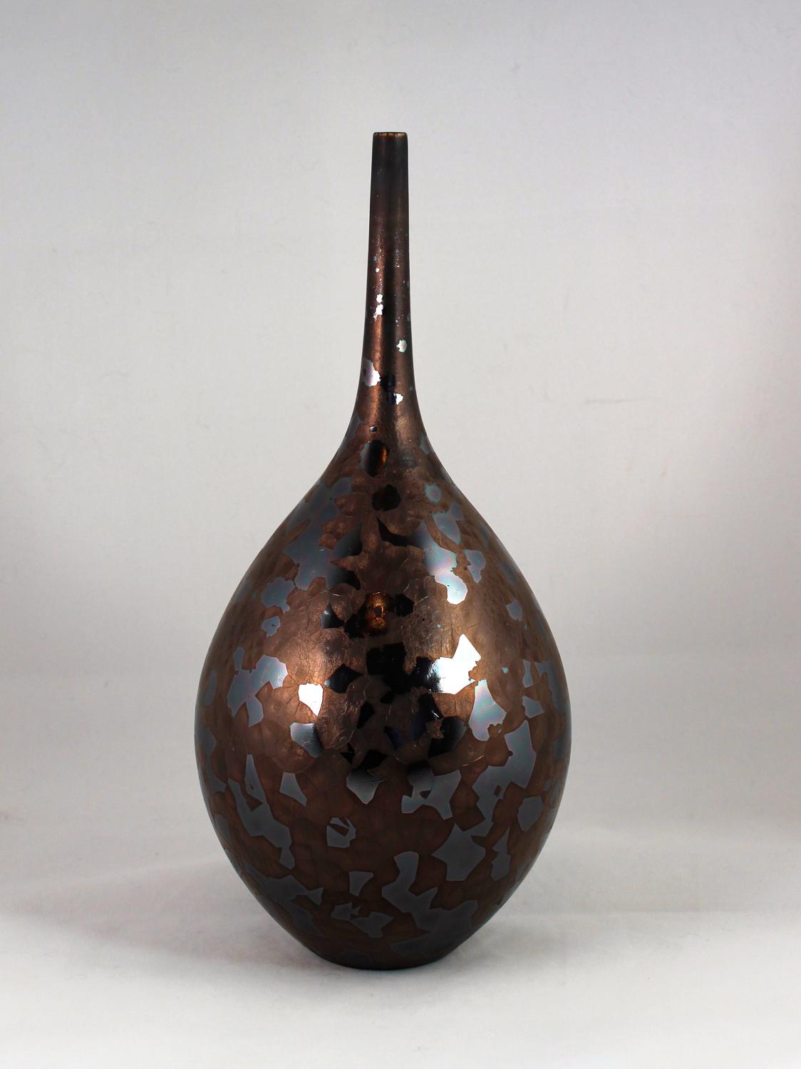 Hideaki Miyamura, Bottle with Koffee Bronze Glaze
