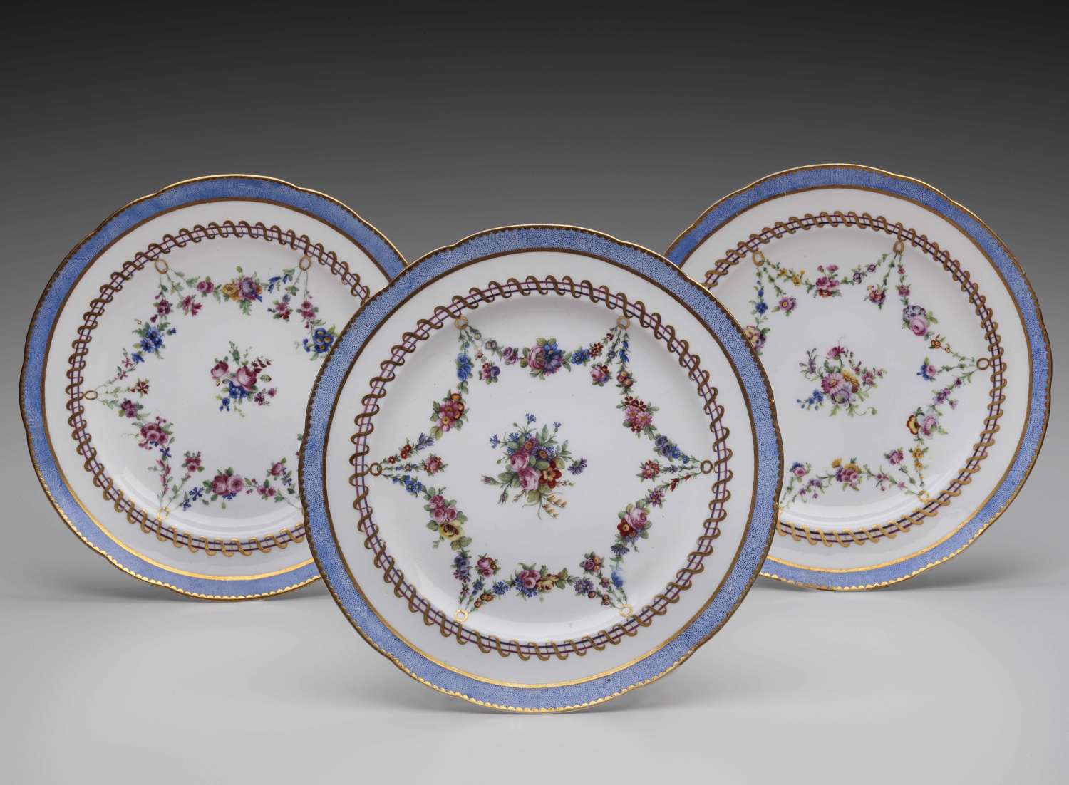 Sèvres set of five plates
